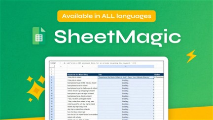 SheetMagic: ChatGPT + Google Sheets Integration