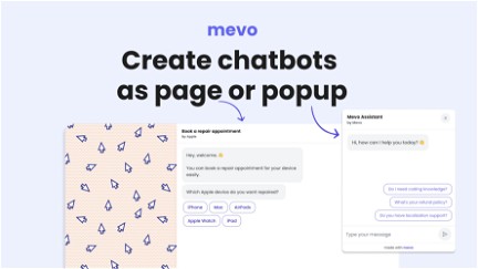 mevo: create chatbots easily