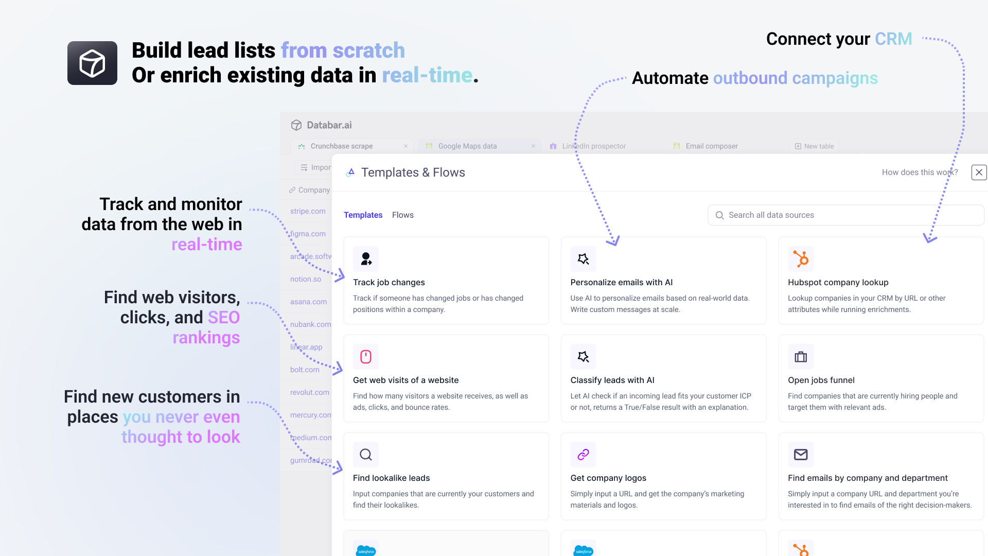 Data enrichment templates