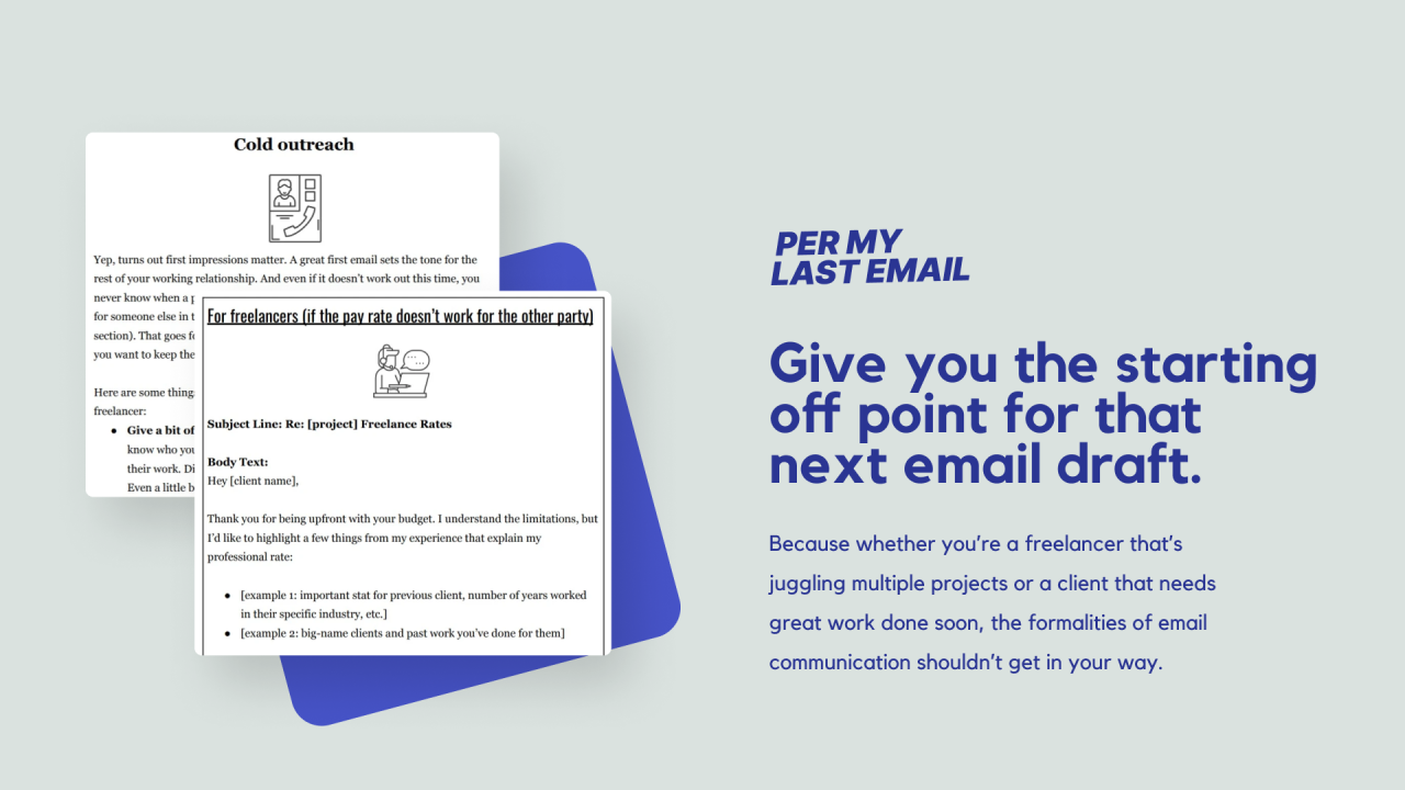 Per My Last Email: Email Tips and Templates for Freelancers and Clients